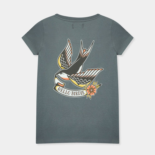 Hello Birdie Womens Muser Tee - 4underUK