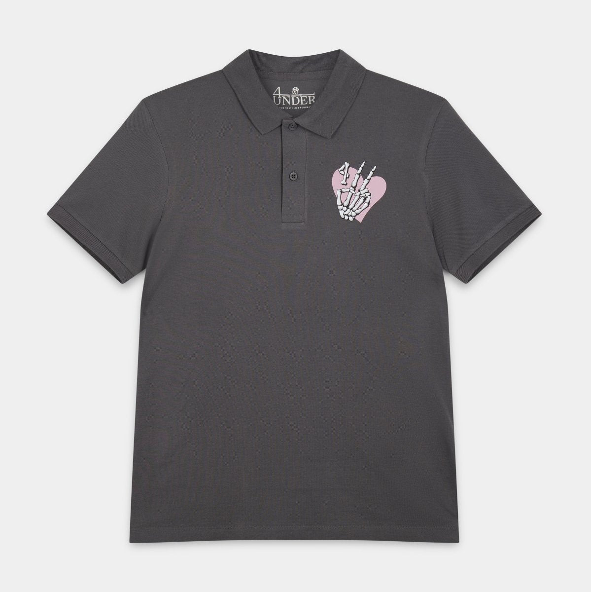 Pink Peace Heart Woman Polo - 4underUK