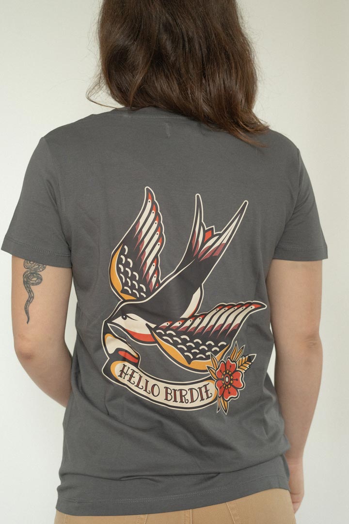 Hello Birdie Womens Muser Tee - 4underUK