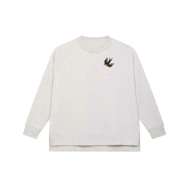 Hello Birdie Womens Heavy Crewneck - 4underUK