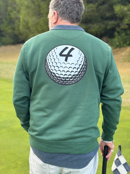 4under Fore Golfball Crewneck